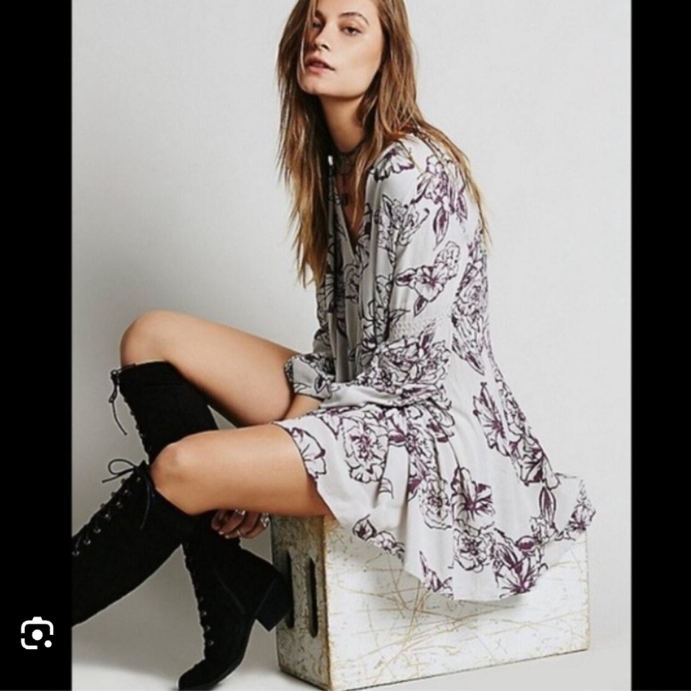 Free people tree swing tunic dress